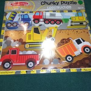 mellissa and doug construction  chunky puzzle